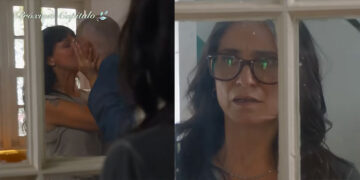 Raúl y Gloria en "El Jardín de Olivia"