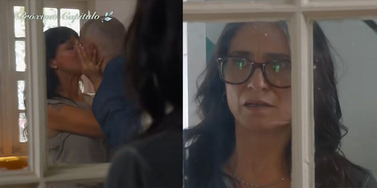 Raúl y Gloria en "El Jardín de Olivia"