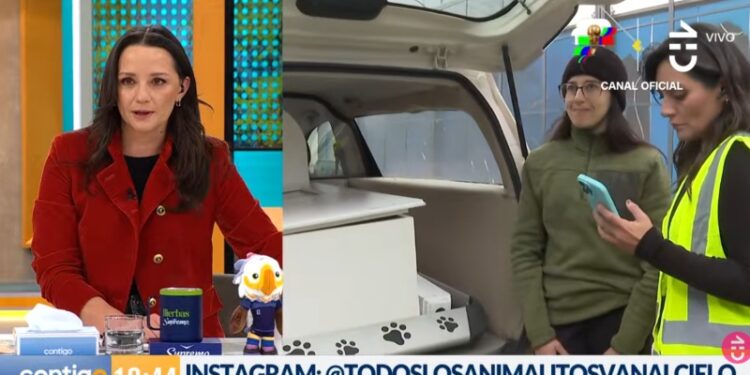 Andrea Arístegui se emocionó hasta las lágrimas