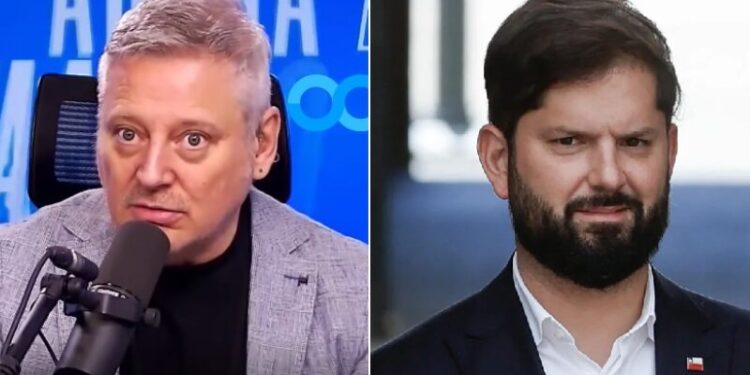 Juan Manuel Astorga y Gabriel Boric.