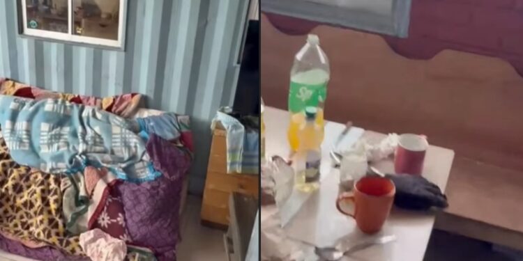 Imágenes del refugio donde estuvieron extraviados